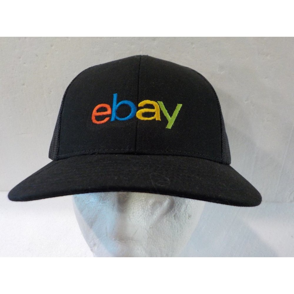 NWOT Ebay Open 2023 Swag Ball Cap Mesh Trucker Hat Snapback Black